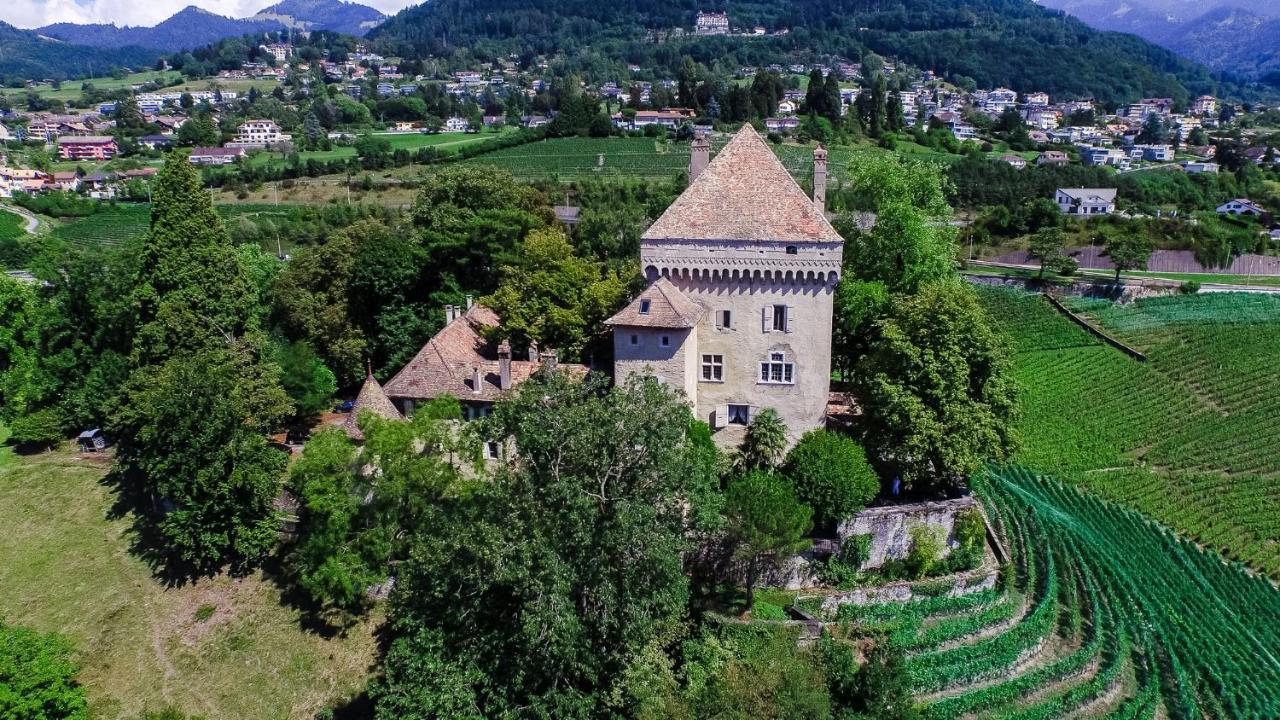 A Castle Spirit Apartment In Chateau Du Chatelard Clarens Buitenkant foto