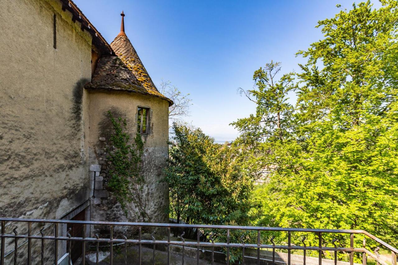 A Castle Spirit Apartment In Chateau Du Chatelard Clarens Buitenkant foto